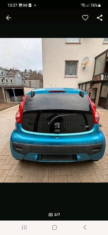 Blau Gebraucht 2007 Peugeot 106 Kleinwagen | 1.050 € - Bild 1/4