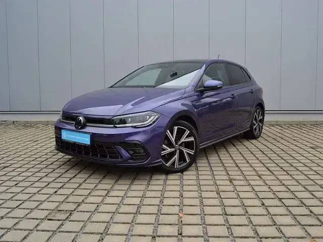 Gebraucht VW Polo R-line 110 PS (80 kW) 2022 Vibrant violett metallic (metallic) Kleinwagen
