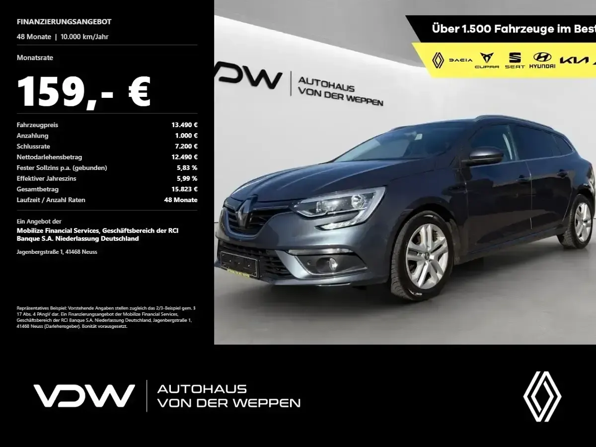 Gebraucht Renault Mégane GrandTour Business 140 PS (102 kW) 2019 Kombi