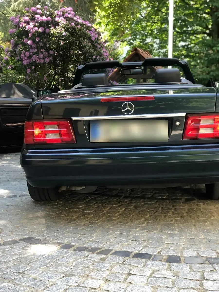 Gebraucht Mercedes SL320 231 PS (169 kW) 1997 Blau Cabrio