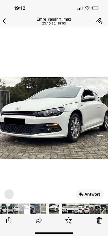 Weiß Gebraucht 2013 VW Scirocco Coupé | 7.200 € (Guter Preis) - Bild 1/4
