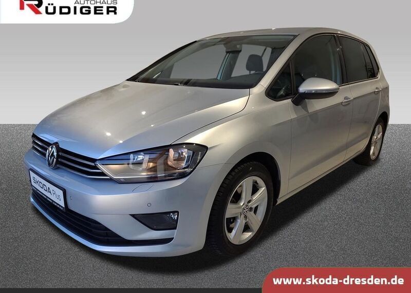 Silber Gebraucht 2015 VW Golf Sportsvan Van / Kleinbus | 13.970 € (Fairer Preis) - Bild 1/4