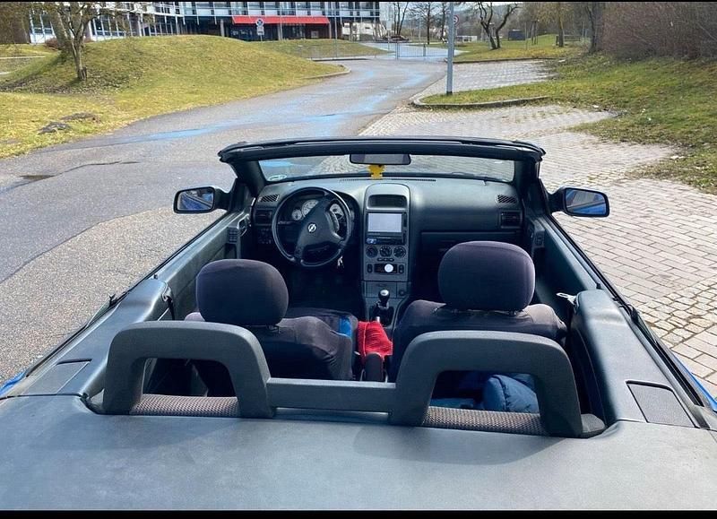 Blau Gebraucht 2001 Opel Astra Cabriolet Cabrio | 700 € (Superpreis) - Bild 1/4