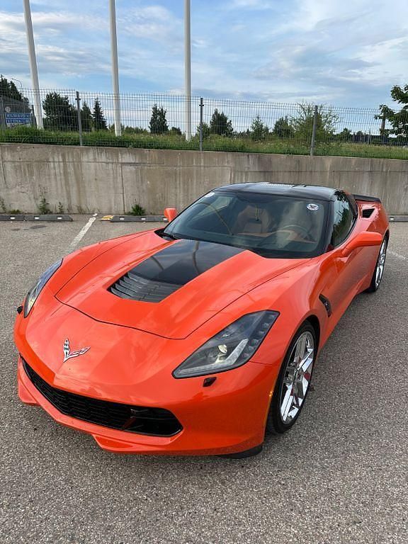 Orange Gebraucht 2018 Corvette Stingray Coupé | 47.000 € - Bild 1/4