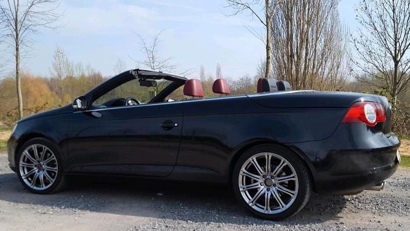 Schwarz Gebraucht 2008 VW Eos R Cabrio | 7.000 € - Bild 1/4