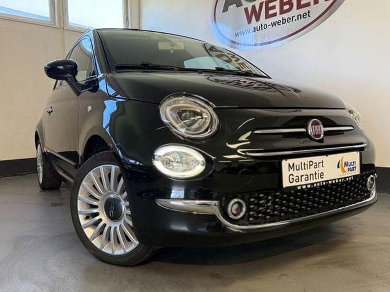 Schwarz Gebraucht 2018 Fiat 500C Lounge Cabrio | 8.890 € (Fairer Preis) - Bild 1/4