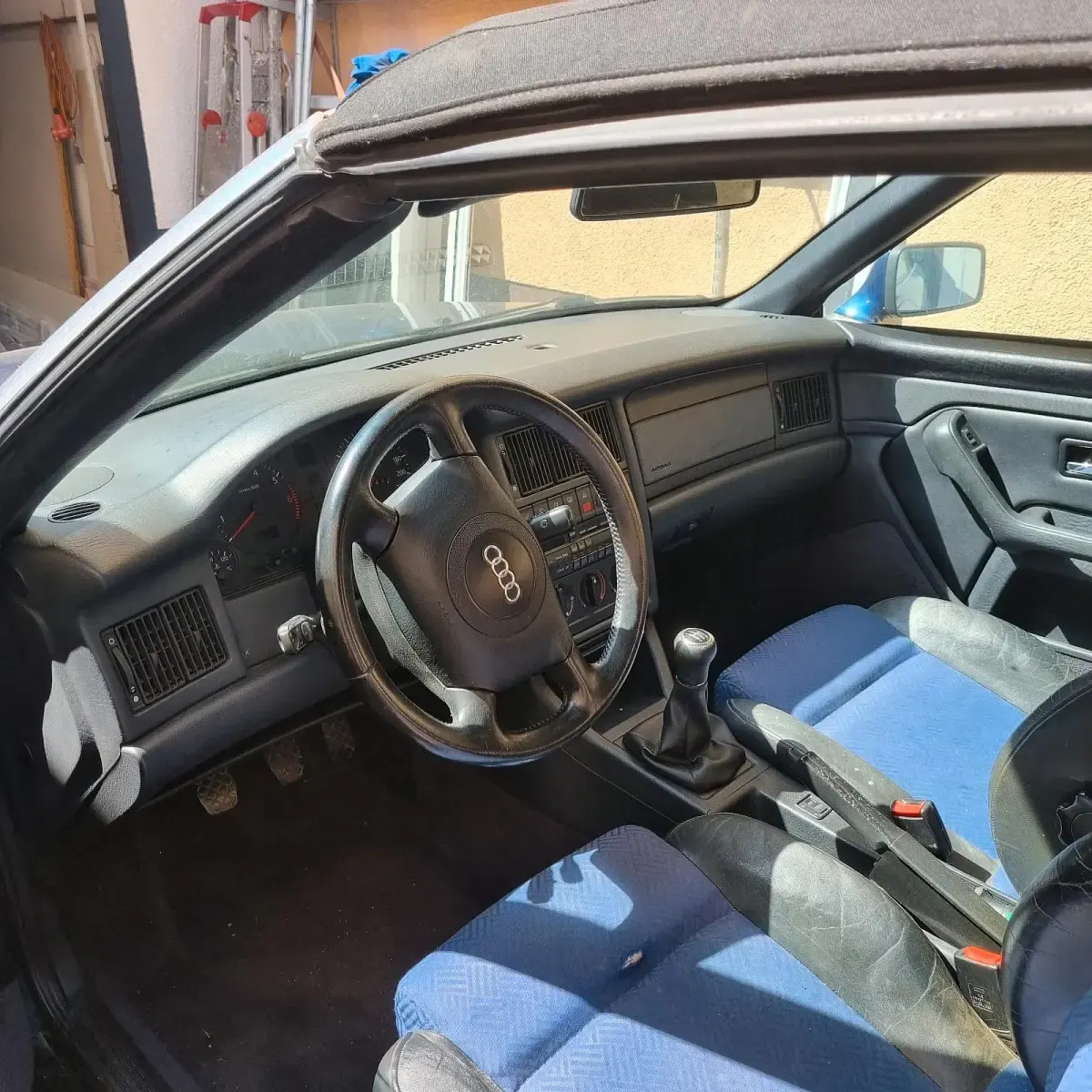 Gebraucht Audi 80 90 PS (66 kW) 1998 Blau Cabrio