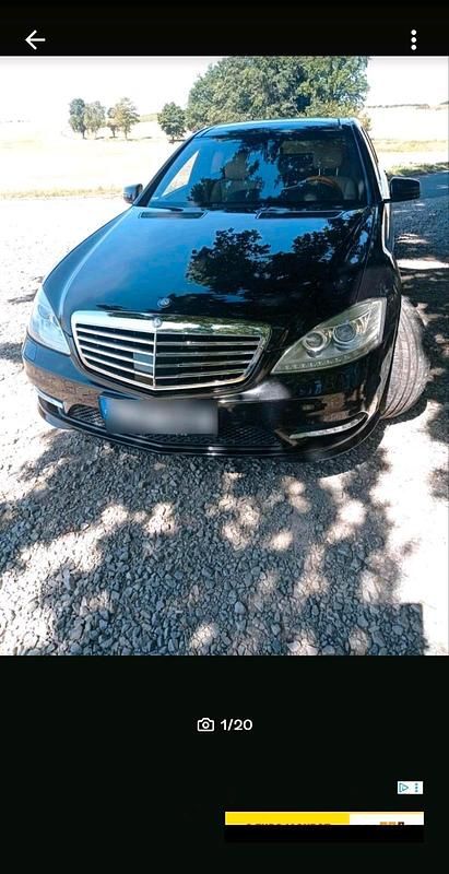 Schwarz Gebraucht 2010 Mercedes S500 Limousine | 14.899 € (Fairer Preis) - Bild 1/4