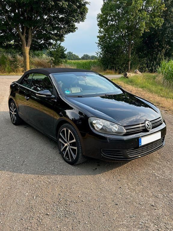 Schwarz Gebraucht 2012 VW Golf Cabriolet Cabrio | 10.500 € (Fairer Preis) - Bild 1/4