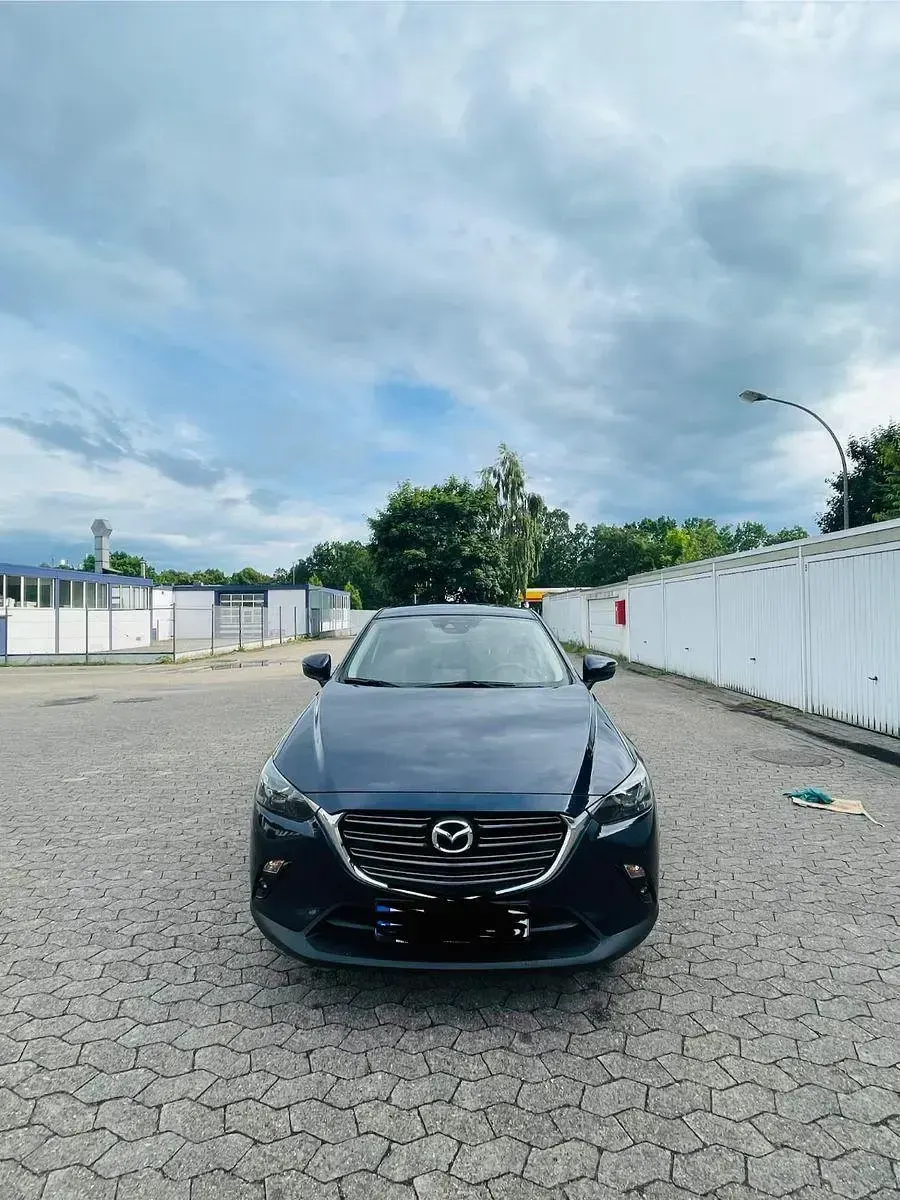 Gebraucht Mazda CX-3 Exclusive-Line 121 PS (88 kW) 2018 Blau SUV