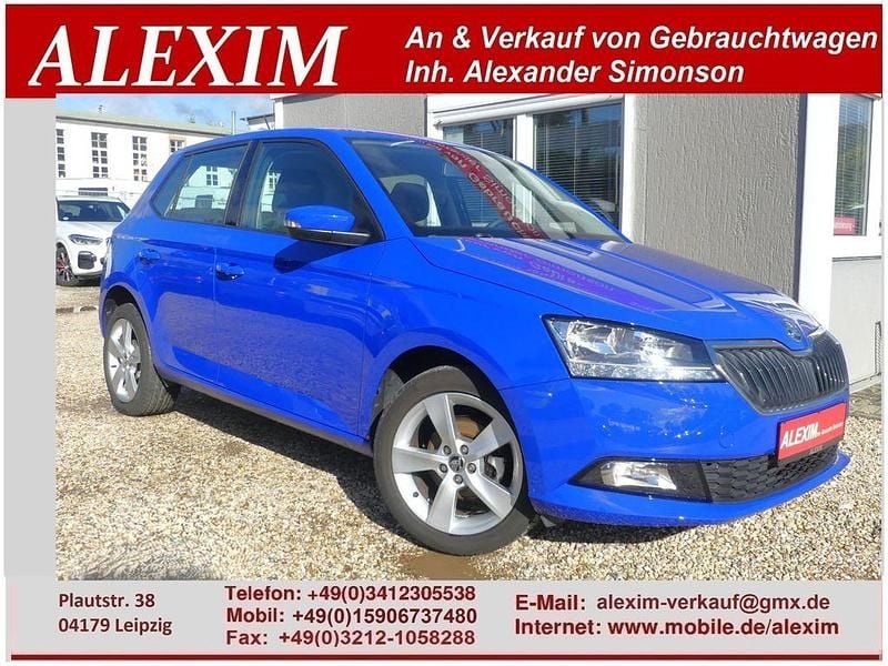 Blau Gebraucht 2018 Skoda Fabia Cool Plus Limousine | 8.499 € (Guter Preis) - Bild 1/4