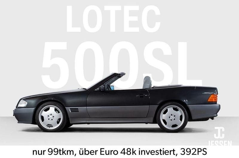 Blauschwarzmetallic Gebraucht 1993 Mercedes SL500 Cabrio | 39.900 € - Bild 1/4