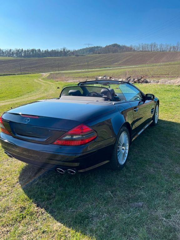 Schwarz Gebraucht 2002 Mercedes SL55 AMG AMG Cabrio | 30.900 € (Superpreis) - Bild 1/4