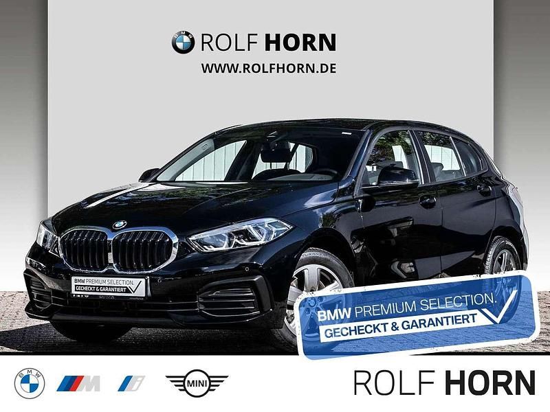 Schwarz uni Gebraucht 2024 BMW 118 Advantage Kleinwagen | 25.520 € (Guter Preis) - Bild 1/4