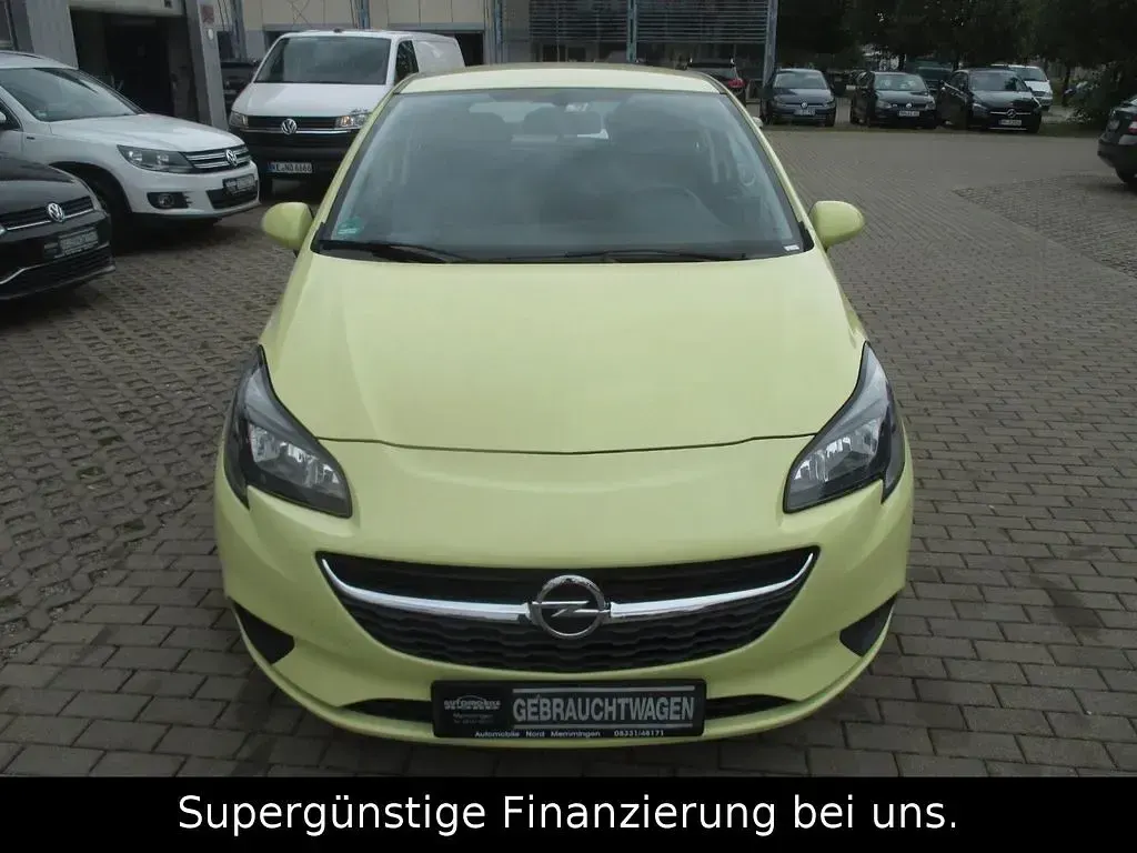 Gebraucht Opel Corsa Edition 69 PS (50 kW) 2015 Gelb Kleinwagen