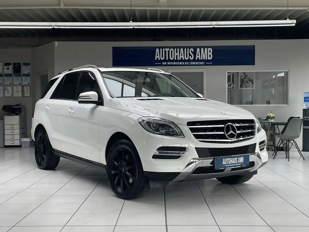 Używany Mercedes ML250 204 KM (150 kW) 2014 Biały SUV