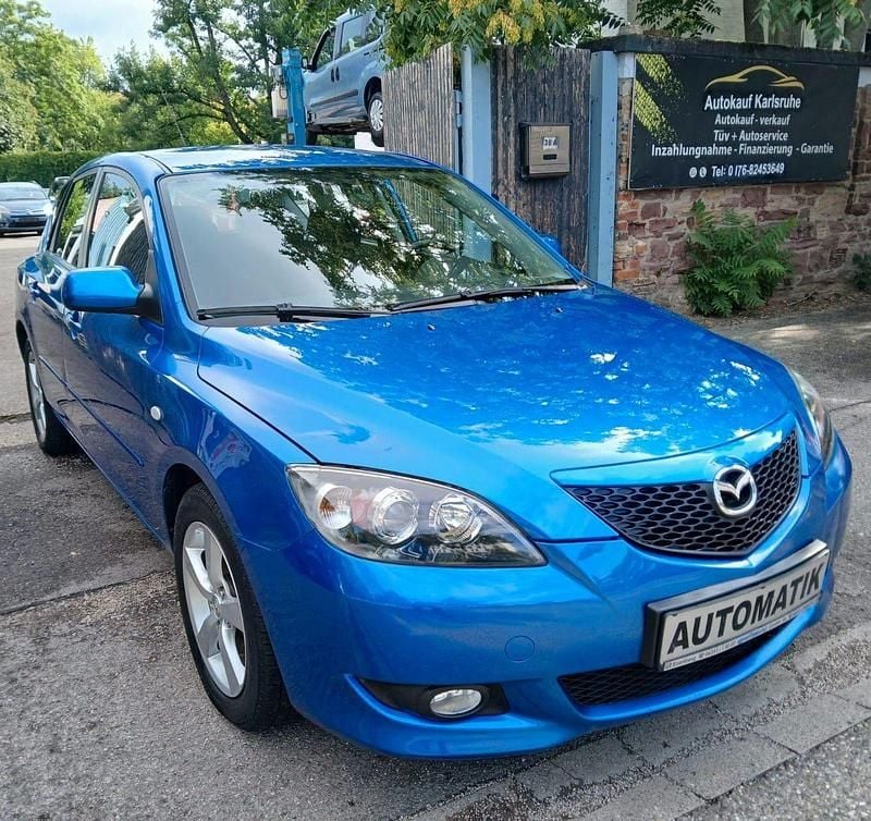 Blau Gebraucht 2005 Mazda 3 Active Limousine | 4.399 € (Fairer Preis) - Bild 1/4