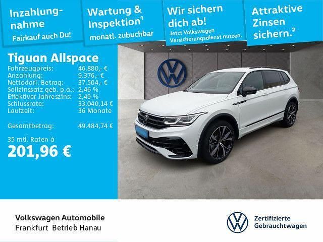 Oryxweiß perlmutteffekt Gebraucht 2025 VW Tiguan Allspace R-line SUV | 46.880 € (Etwas zu teuer) - Bild 1/4