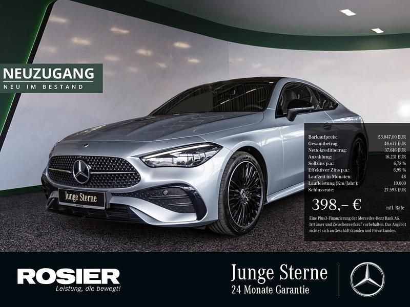 Silber / hightechsilber Gebraucht 2024 Mercedes CLE220 Premium Coupé | 53.847 € (Fairer Preis) - Bild 1/4