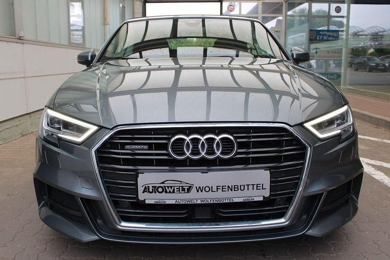 Grau Gebraucht 2018 Audi A3 Cabriolet S-Line Cabrio | 19.990 € (Guter Preis) - Bild 1/4