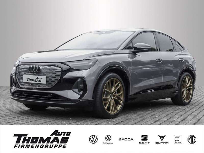 Taifungrau metallic Gebraucht 2022 Audi Q4 Sportback e-tron S-Line SUV | 36.289 € (Fairer Preis) - Bild 1/3