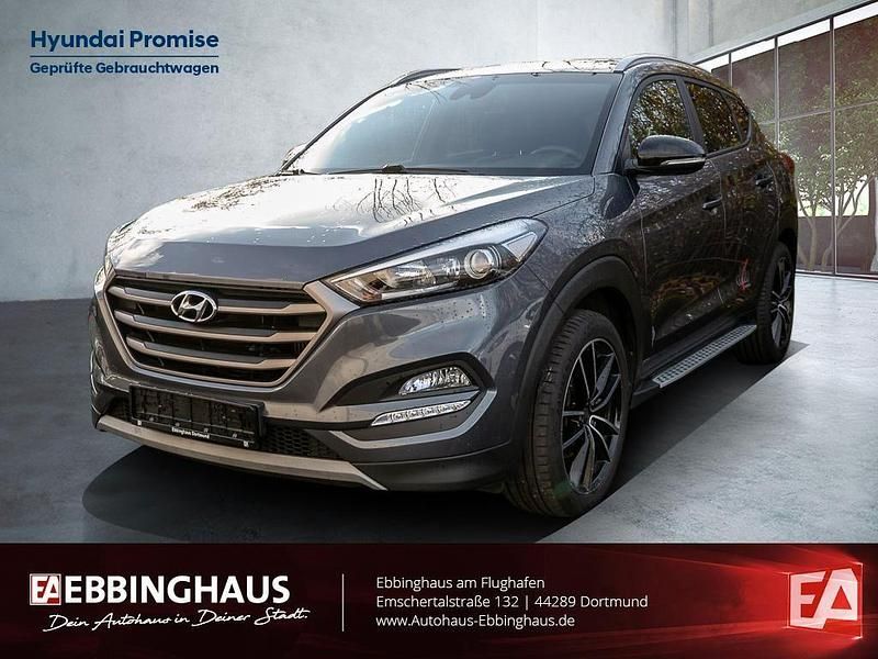 Grau Gebraucht 2018 Hyundai Tucson Passion SUV | 17.990 € (Etwas zu teuer) - Bild 1/4