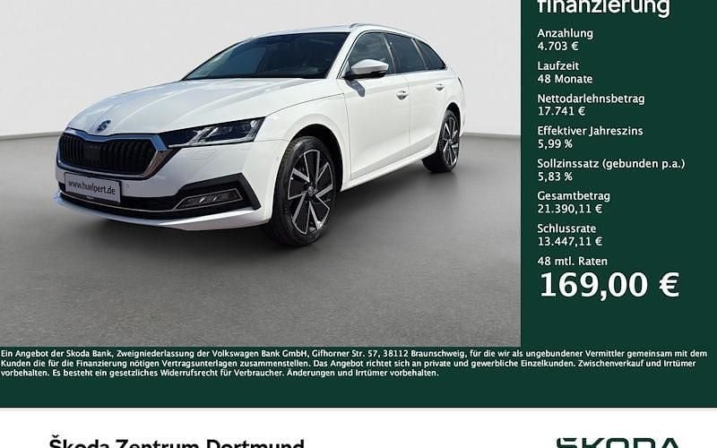 Weiß Gebraucht 2022 Skoda Octavia Style Kombi | 22.444 € (Guter Preis) - Bild 1/4