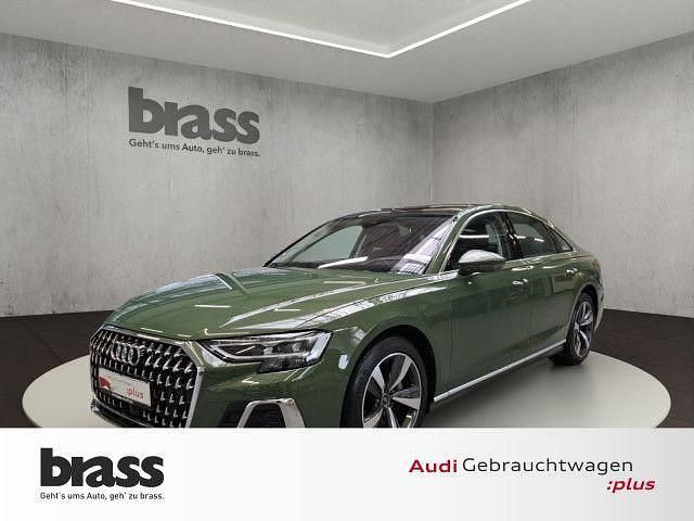 Distriktgrün metallic Gebraucht 2024 Audi A8 Ambiente Limousine | 69.950 € (Teuer) - Bild 1/4