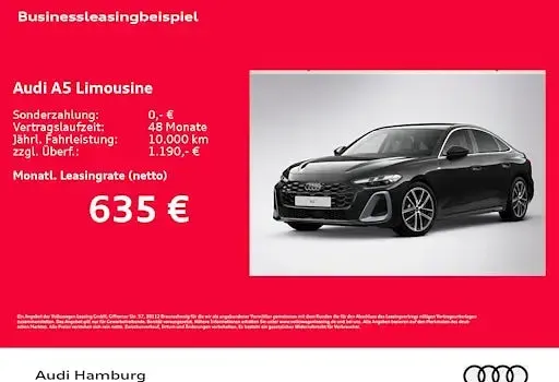Neu Audi A5 Ambiente 150 PS (110 kW) 2026 Schwarz Kombi