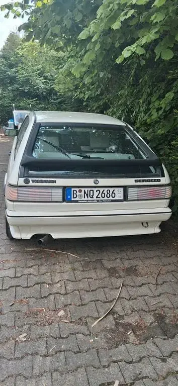 Używany VW Scirocco 72 KM (52 kW) 1989 Biały Coupe