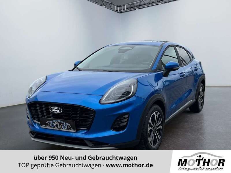 Dynamicblau metallic Neu 2025 Ford Puma Titanium SUV | 24.987 € (Guter Preis) - Bild 1/4
