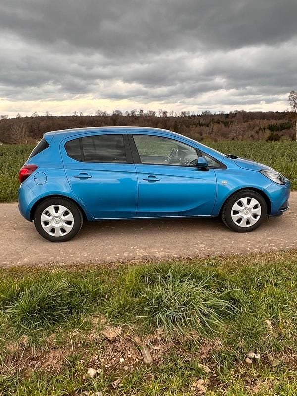 Gebraucht Opel Corsa 101 PS (74 kW) 2017 Blau Kleinwagen