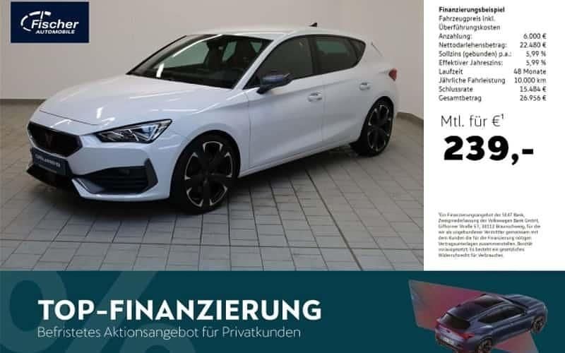 Weiss Gebraucht 2022 Cupra Leon VZ Limousine | 28.480 € (Guter Preis) - Bild 1/4