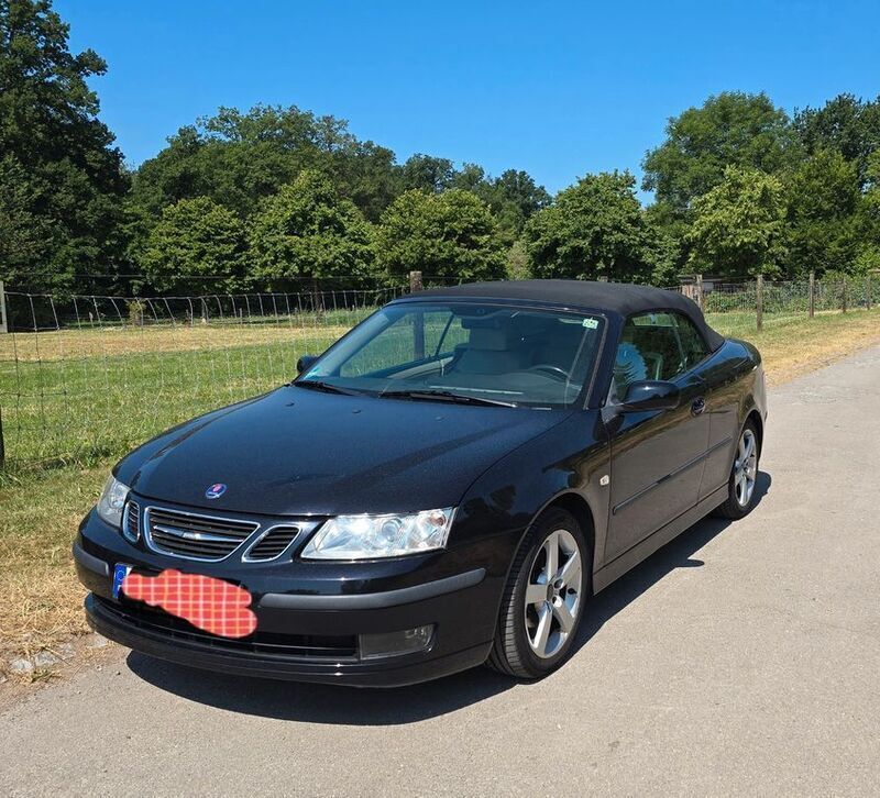 Schwarz Gebraucht 2006 Saab 9-3 Cabriolet Vector Cabrio | 3.799 € (Superpreis) - Bild 1/4