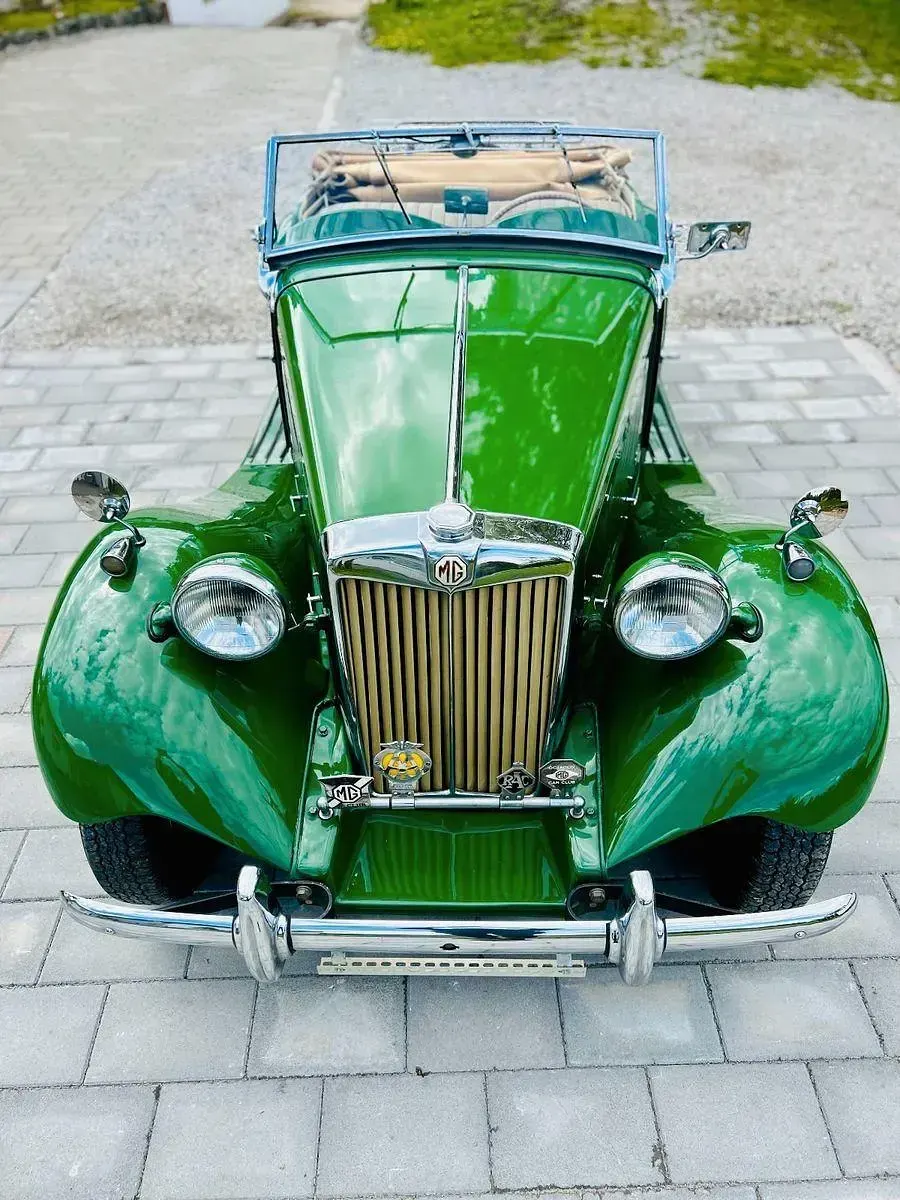 Occasion MG TD 54 ch (39 kW) 1953 Vert Cabriolet