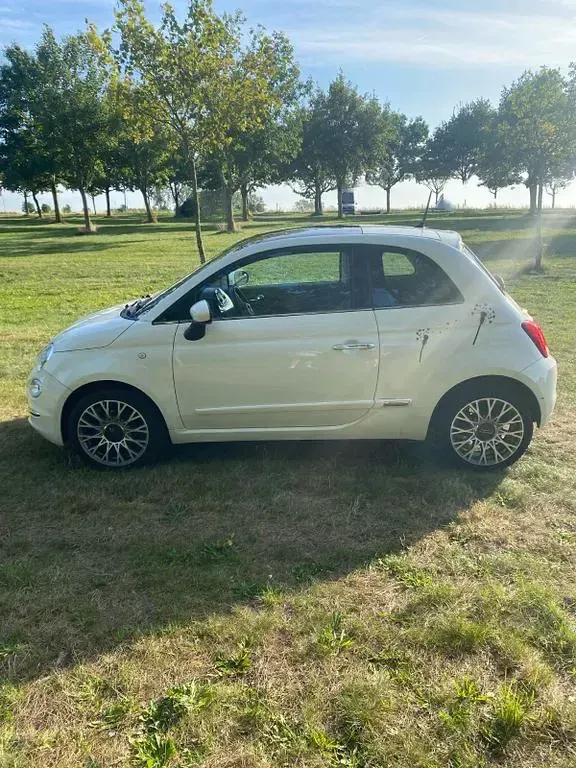 Gebraucht Fiat 500 Pop Star 69 PS (50 kW) 2016 Weiß Kleinwagen