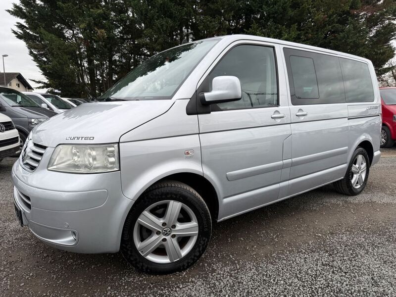 Silber Gebraucht 2008 VW T5 United Van | 18.999 € - Bild 1/4