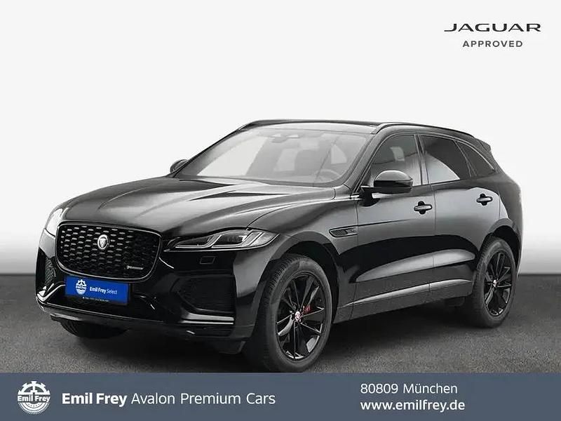 Schwarz Gebraucht 2022 Jaguar F-Pace R-Dynamic SUV | 42.390 € (Teuer) - Bild 1/4