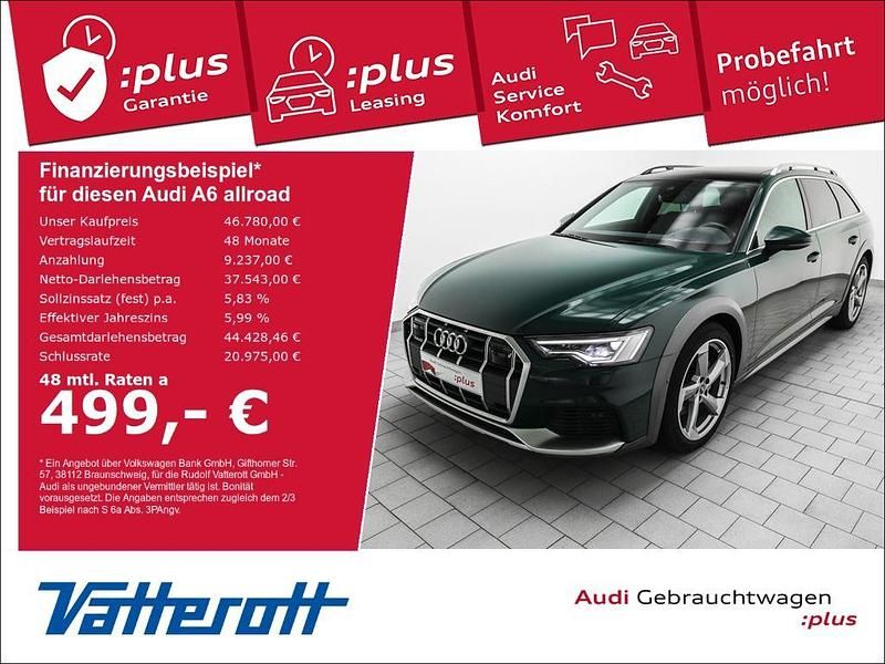 Goodwoodgrün perleffekt Gebraucht 2022 Audi A6 Ambiente Kombi | 46.780 € (Teuer) - Bild 1/4