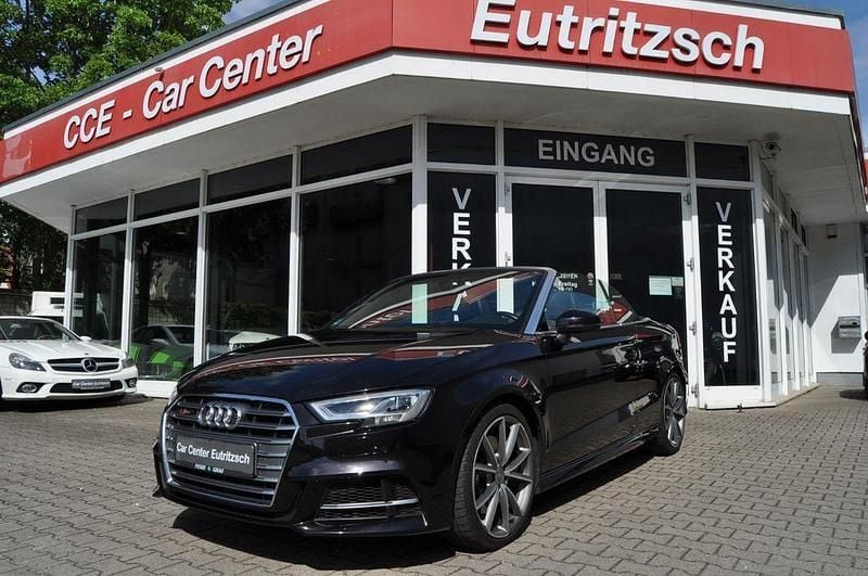 Pantherschwarz kristall Gebraucht 2017 Audi S3 Cabriolet Sport Cabrio | 28.990 € (Fairer Preis) - Bild 1/4