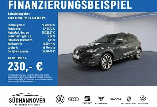Neu Seat Arona FR 150 PS (110 kW) 2026 Blau SUV