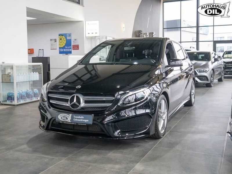 Gebraucht Mercedes B200 AMG line 156 PS (114 kW) 2017 Schwarz (kosmosschwarz  metalliclack) Van / Kleinbus
