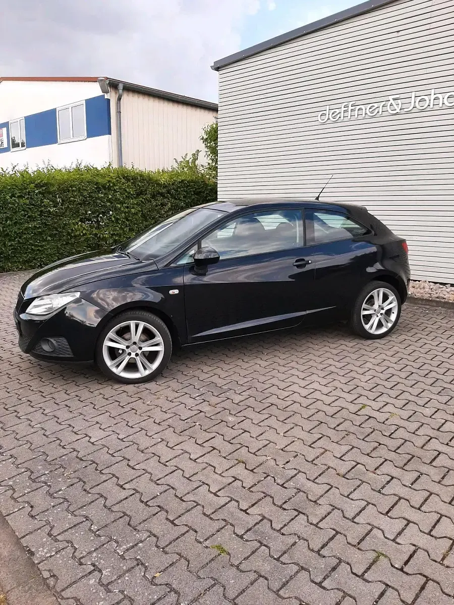 Gebraucht Seat Ibiza 75 PS (55 kW) 2008 Schwarz Kleinwagen