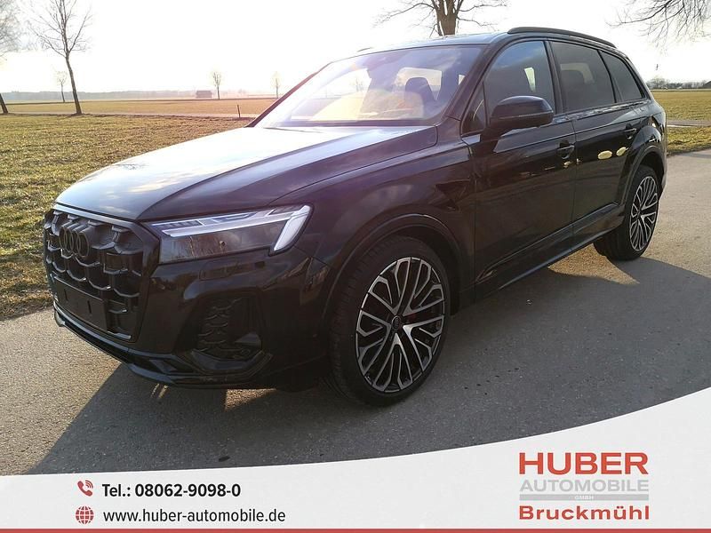 Mythosschwarz metallic Neu 2025 Audi Q7 S-Line SUV | 90.490 € (Fairer Preis) - Bild 1/4