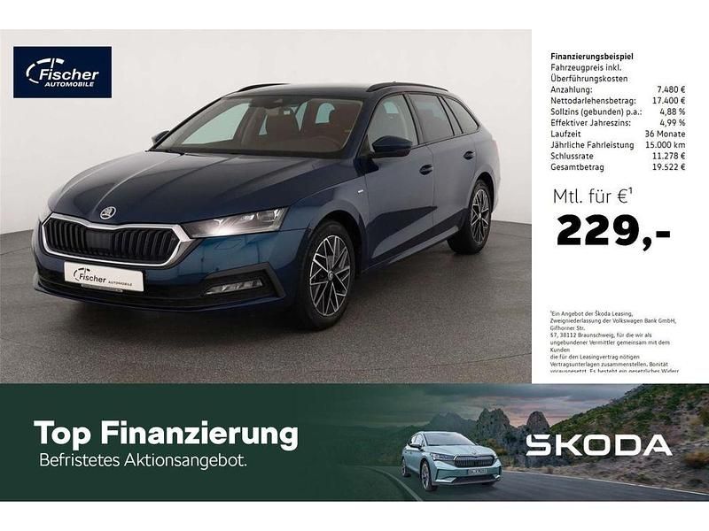 Blau Gebraucht 2021 Skoda Octavia Clever Kombi | 24.880 € (Fairer Preis) - Bild 1/4