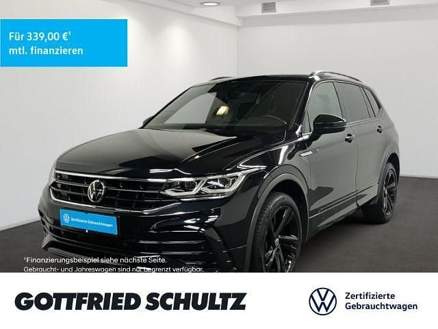 Schwarz Gebraucht 2022 VW Tiguan Allspace R-line SUV | 36.990 € (Etwas zu teuer) - Bild 1/4