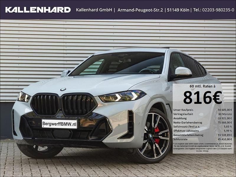 Brooklyn grau metallic Gebraucht 2024 BMW X6 Performance SUV | 94.605 € (Fairer Preis) - Bild 1/4
