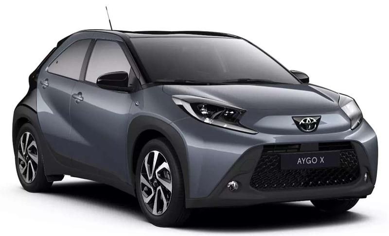 Neu Toyota Aygo 72 PS (52 kW) 2025 Celestite grey metallic/ night Kleinwagen