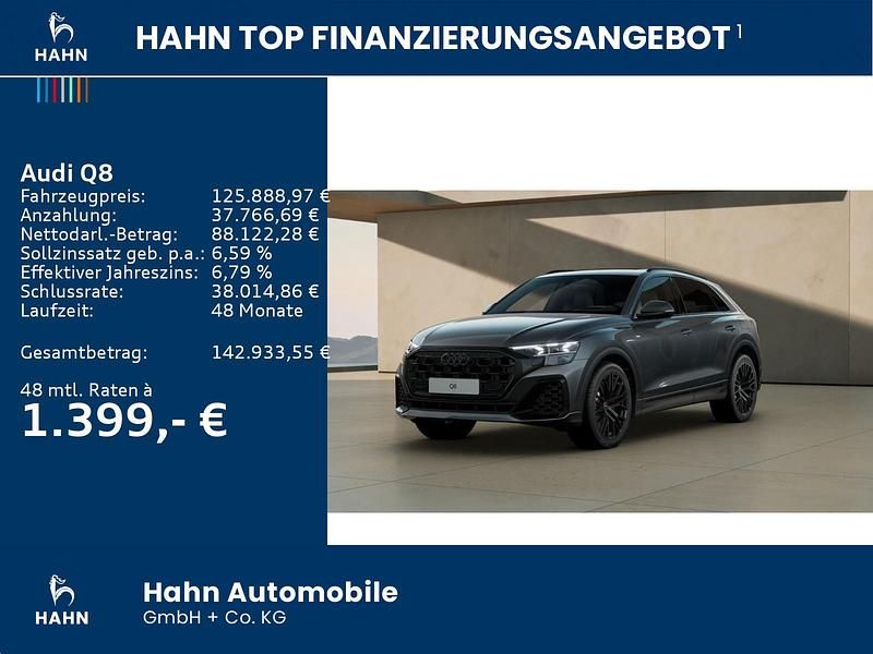 Neu Audi Q8 S-Line 394 PS (289 kW) 2026 Grau SUV