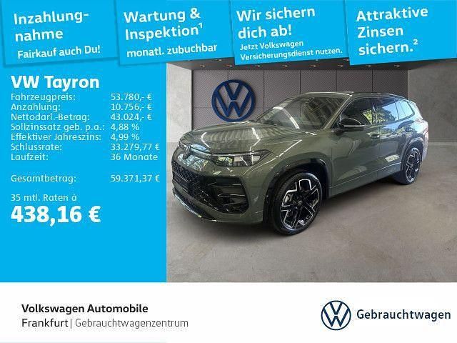 Cipressinogrün metallic Gebraucht 2025 VW Tayron R-line SUV | 53.780 € (Fairer Preis) - Bild 1/4